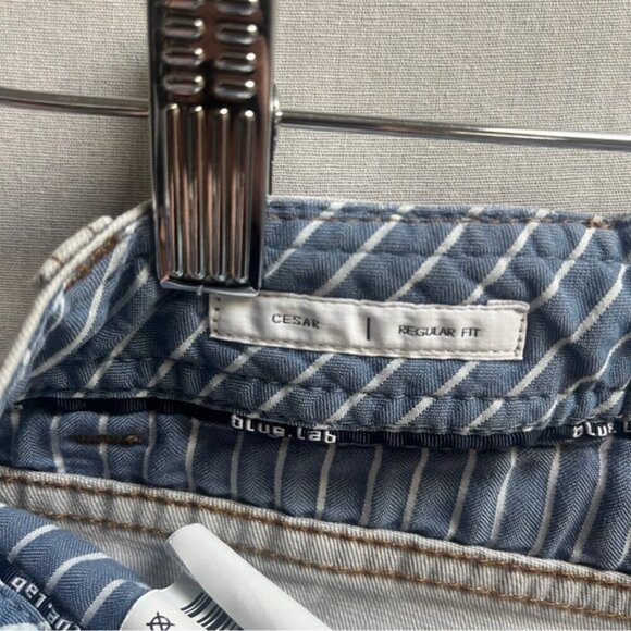 Brax Cesar Regular Fit straight leg light gray khaki jeans Sz 33 - Picture 8 of 15